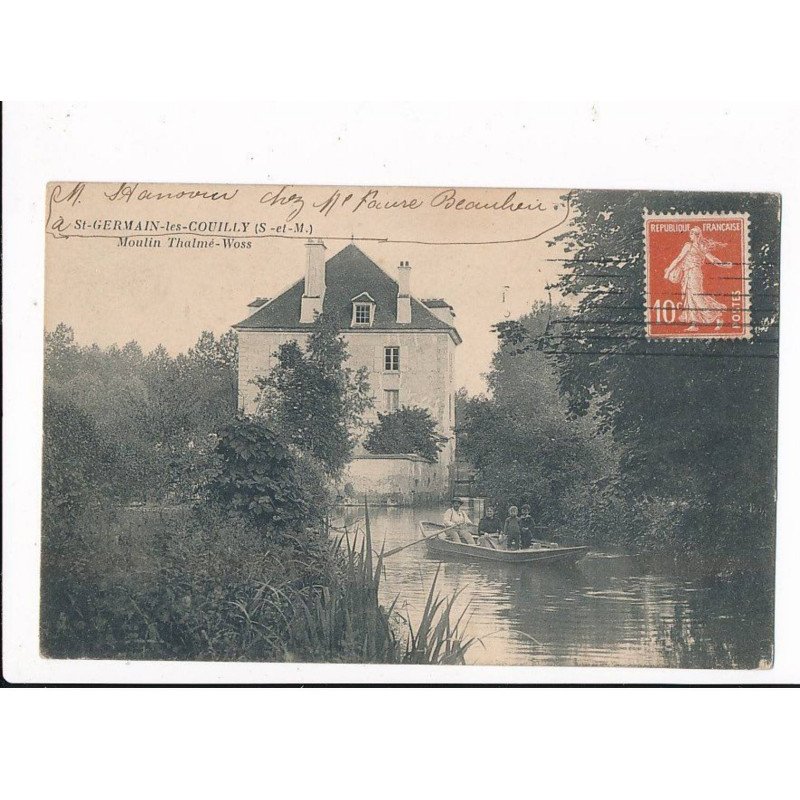SAINT-GERMAIN-les-COUILLY: moulin thalmé-woss - très bon état