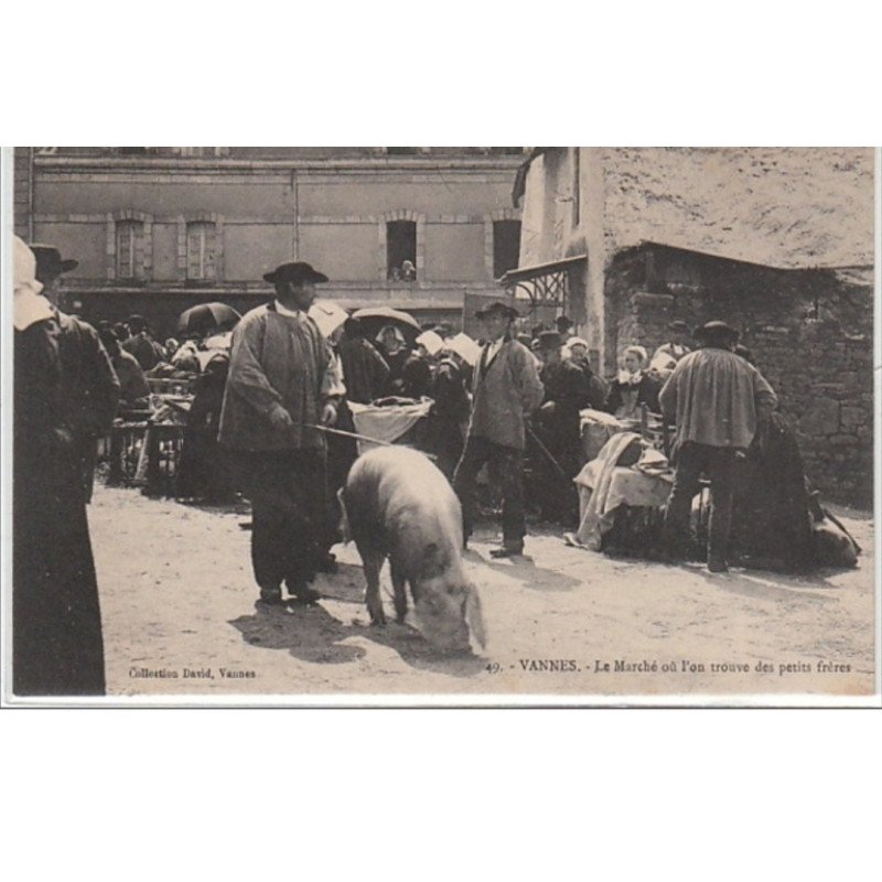 VANNES : le marché aux cochons - très bon état