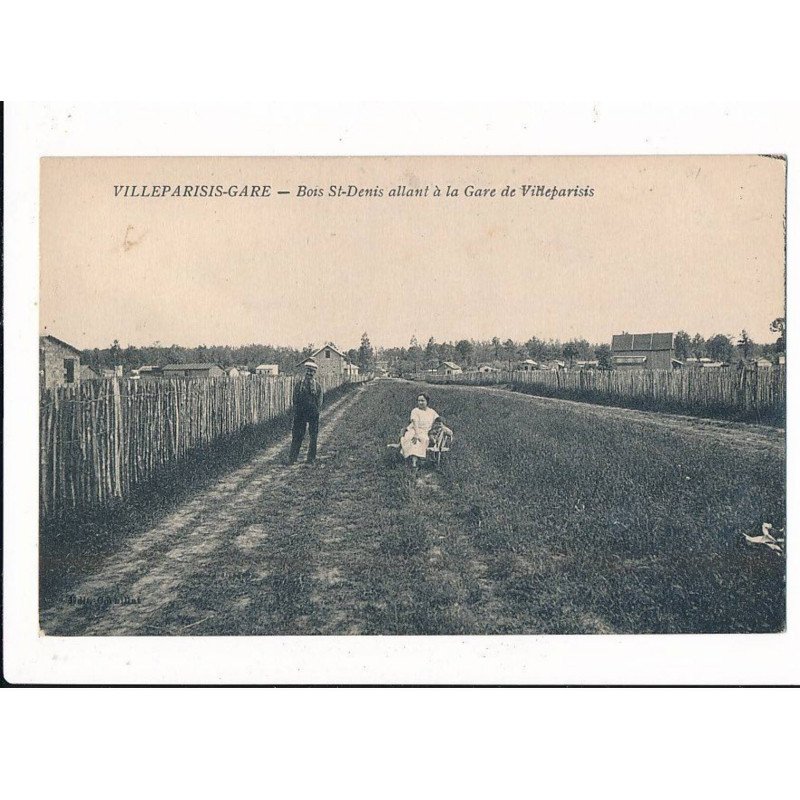 VILLEPARISIS: bois saint-denis à la gare de villeparisis - très bon état