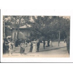 ARCACHON: vue au jardin mauresque - très bon état