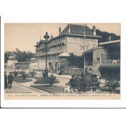 ARCACHON: l'hôtel de france sur le boulevard, promenade au bord de la mer - très bon état
