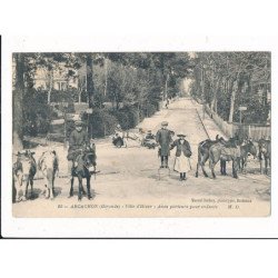 ARCACHON: ville d'hiver, anes porteurs pour enfants - état
