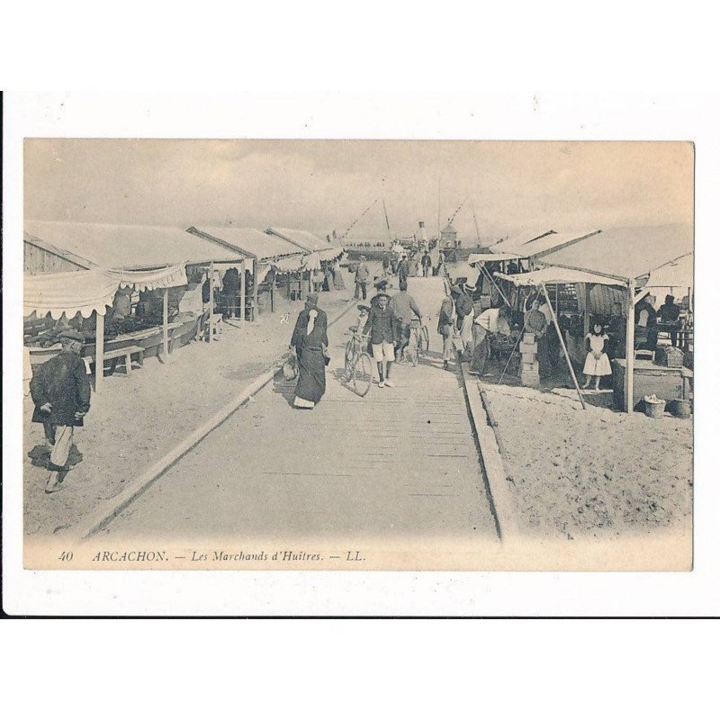 ARCACHON: les marchands d'huitres - très bon état