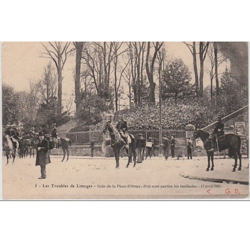LIMOGES : les grèves de 1905 - très bon état