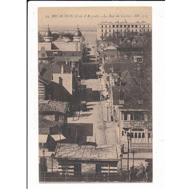 ARCACHON: la rue du casino - état
