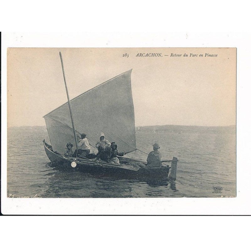 ARCACHON: retour du parc en pinasse - état