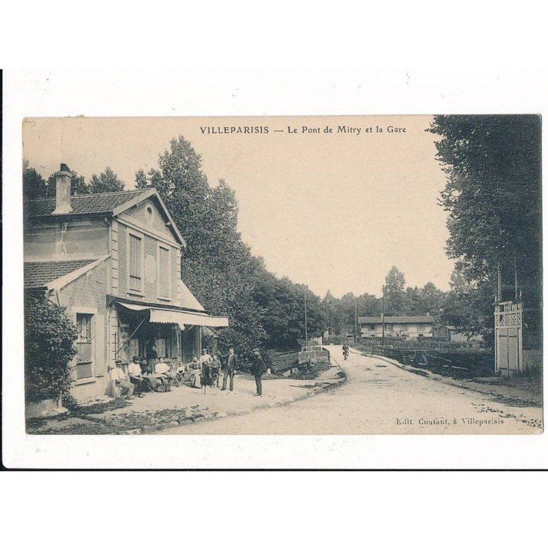 VILLEPARISIS: le pont de mitry et la gare - très bon état