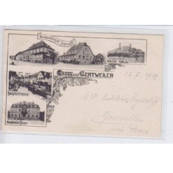 GERTWEILER: gruss aus gertweiler, schloss andlau, hauptstrasse, geleindehaus - très bon état