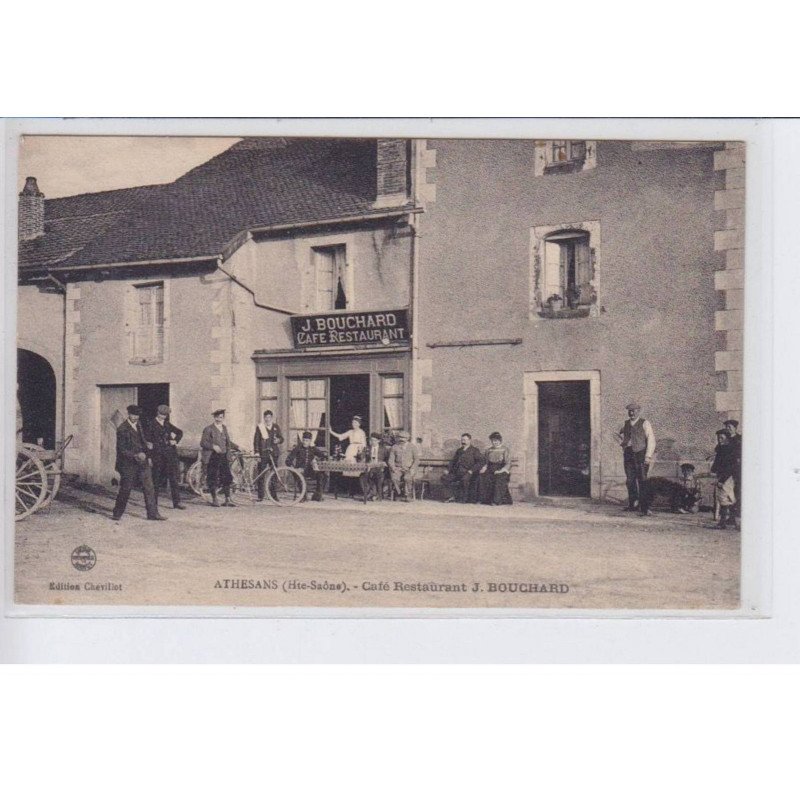 ATHESANS: café restaurant J. Bouchard - très bon état