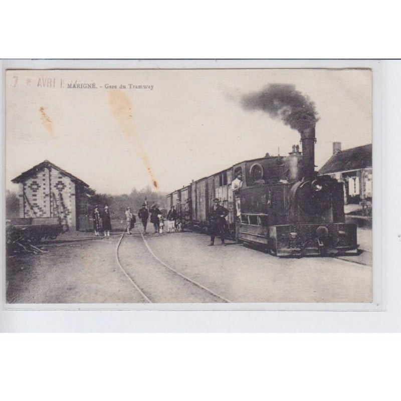 MARIGNE: gare du tramway - état