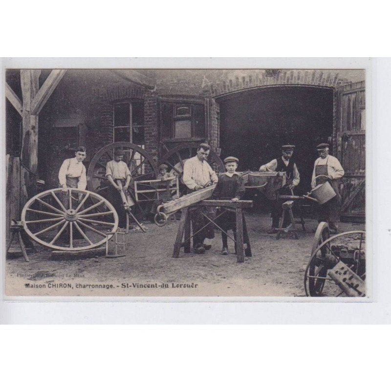 SAINT-VINCENT-du-LOROUËR: maison chiron, charronnage - très bon état