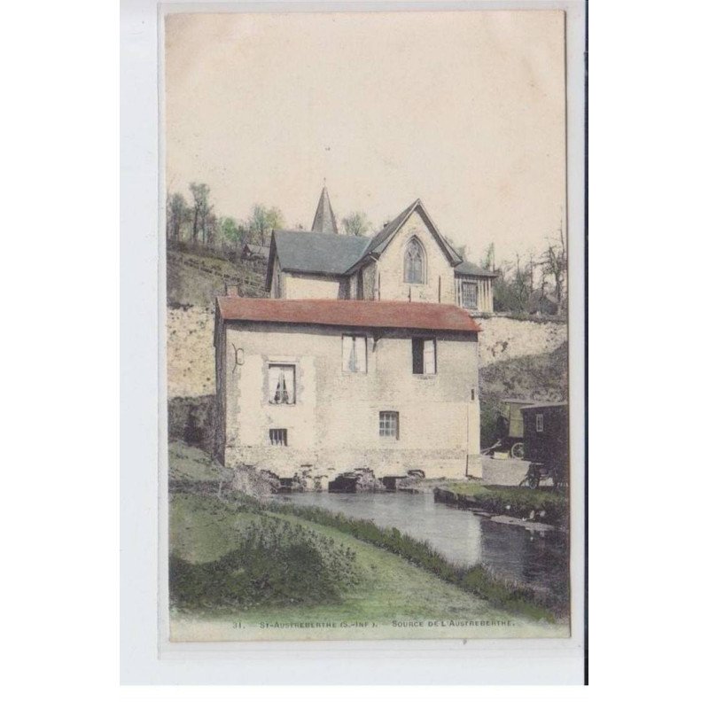 SAINT-AUSTREBERTHE: source de l'austreberthe, rare en couleur - très bon état