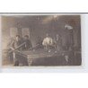 LADY: 3 CPA, café Roberdeau, billard - très bon état