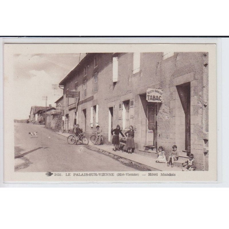 LE PALAIS-sur-VIENNE: hôtel mandois, recette buraliste, tabac, restaurant - très bon état