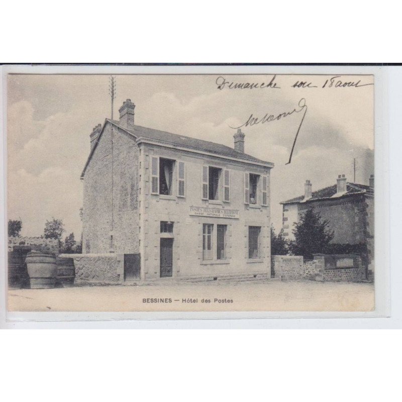 BESSINES: hôtel des postes - très bon état