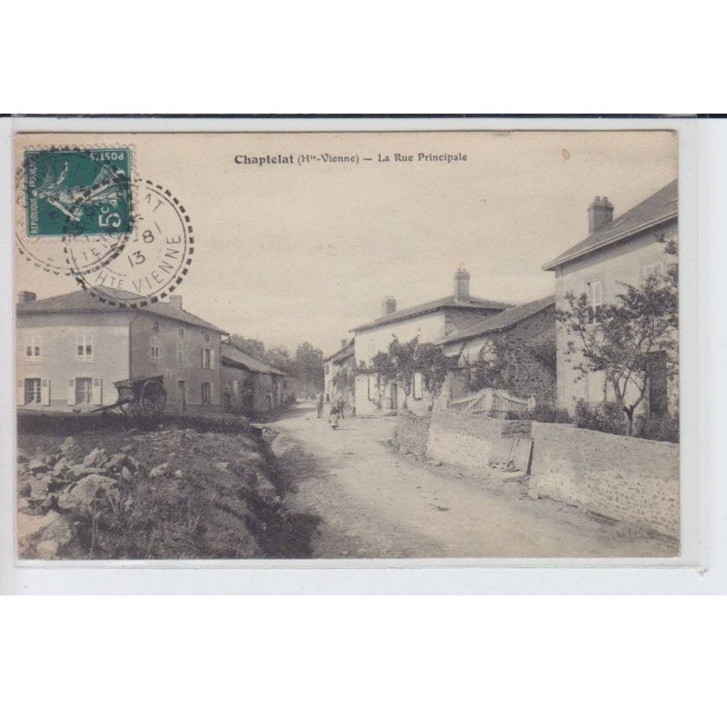 CHAPTELAT: la rue principale - état