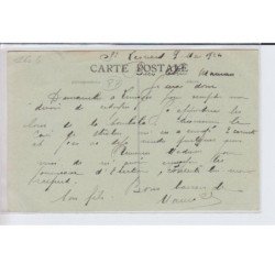 SAINT-PAUL-D'EYJEAUX: la gare, train - très bon état