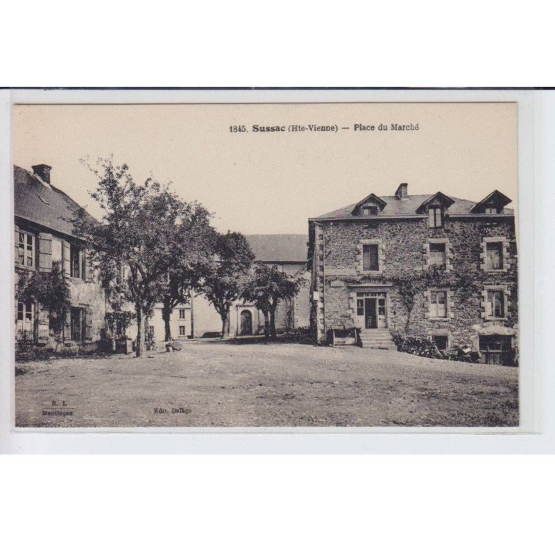 SUSSAC: place du marché - très bon état