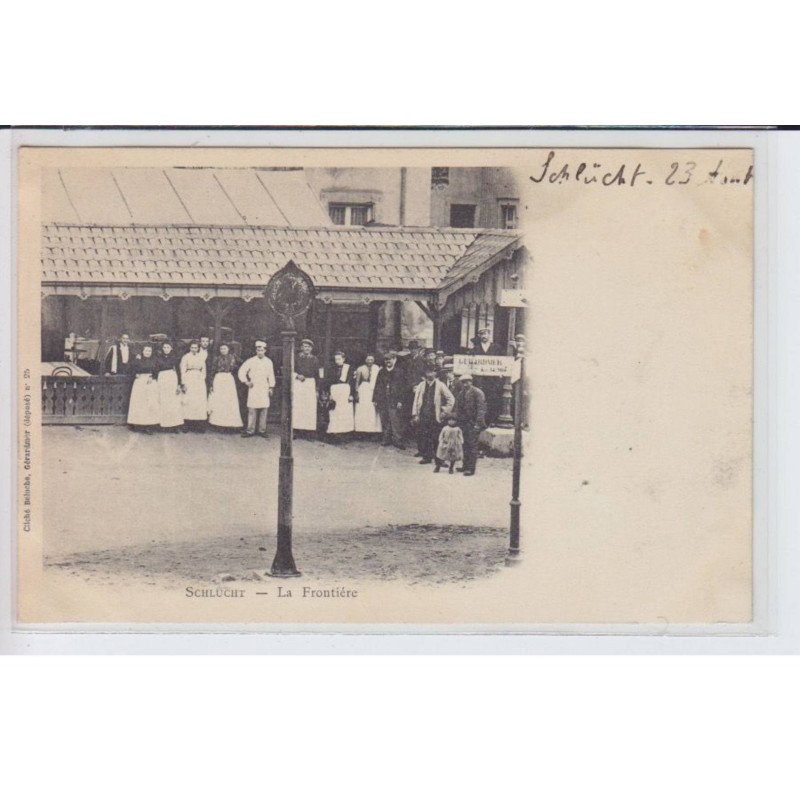 SCHLUCHT: la frontière - très bon état
