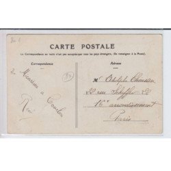 COURLON: la mi-carème en 1906, la grande roue - très bon état