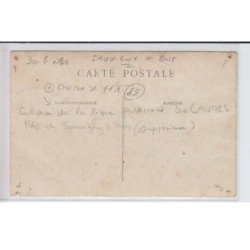 SAUVIGNY le BOIS: chemin de fer entretient de la ligne avallon les caumes pont de sauvigny le bois (supprimé)- état