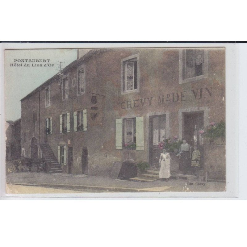 PONTAUBERT: hôtel du lion d'or - très bon état