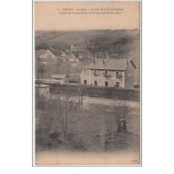 SACLAS : la gare - arrivée du train ministériel le jour de l'inauguration de la ligne en 1905 - très bon état