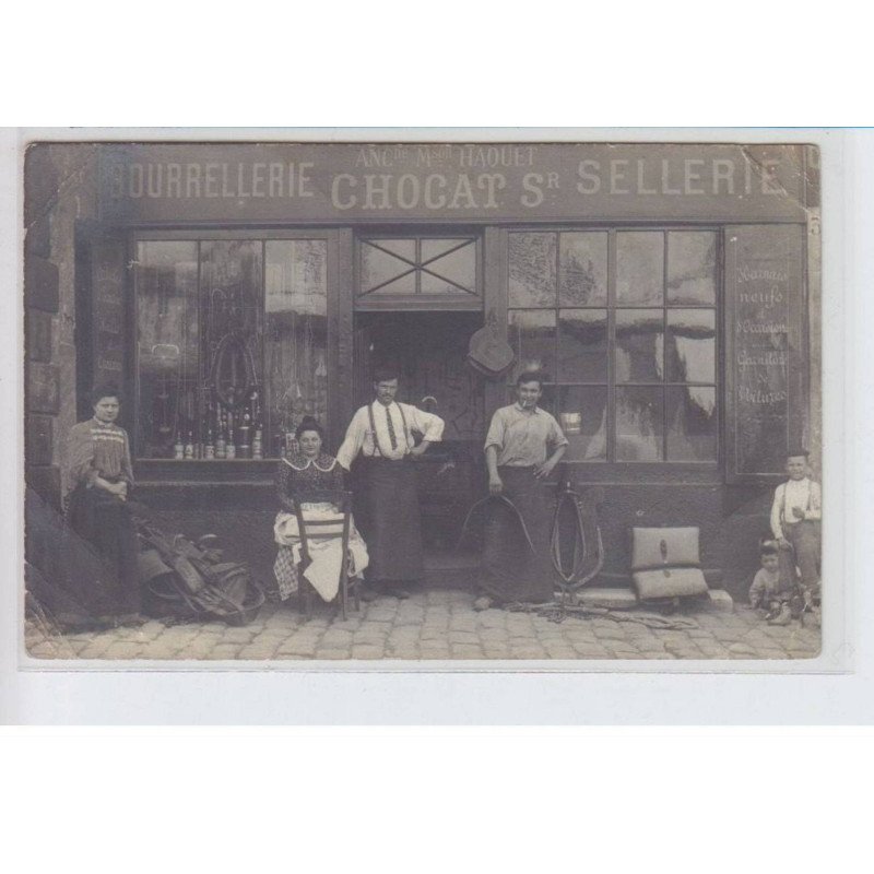 ESSONNE: bourrellerie chocat Sr sellerie, ancienne maison haquet - état