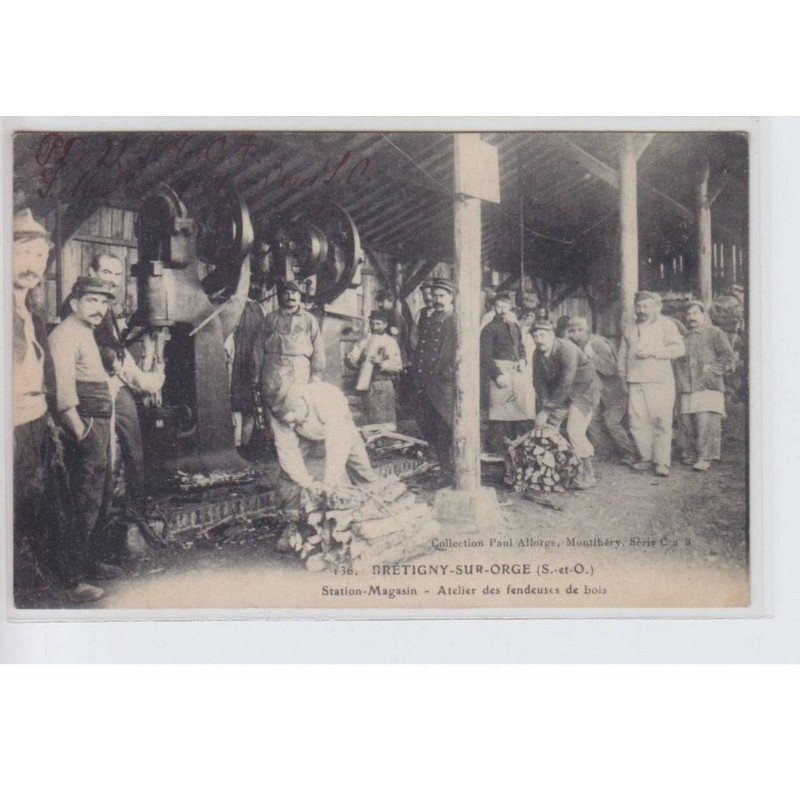 BRETIGNY-sur-ORGE: station magasin, atelier des fendeuses de bois - très bon état