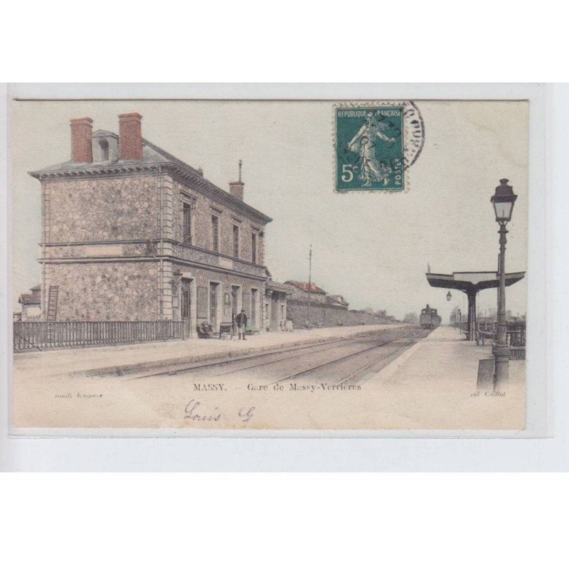 MASSY: gare de massy-verrières, train - très bon état MASSY: gare de massy-verrières, train - très bon état