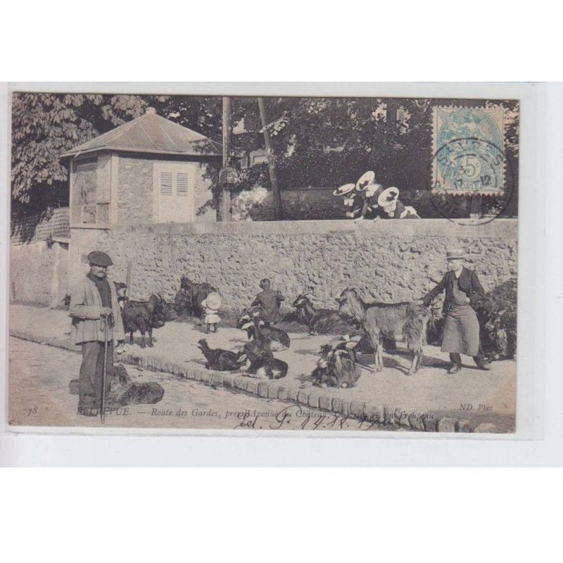 BELLEVUE: route des gardes, près l'avenue du château, chevriers, chevres, meudon - très bon état