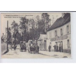 TREMBLAY-les-GONESSE: hôtel de france maison moulin bureau des omnibus, attelage - très bon état