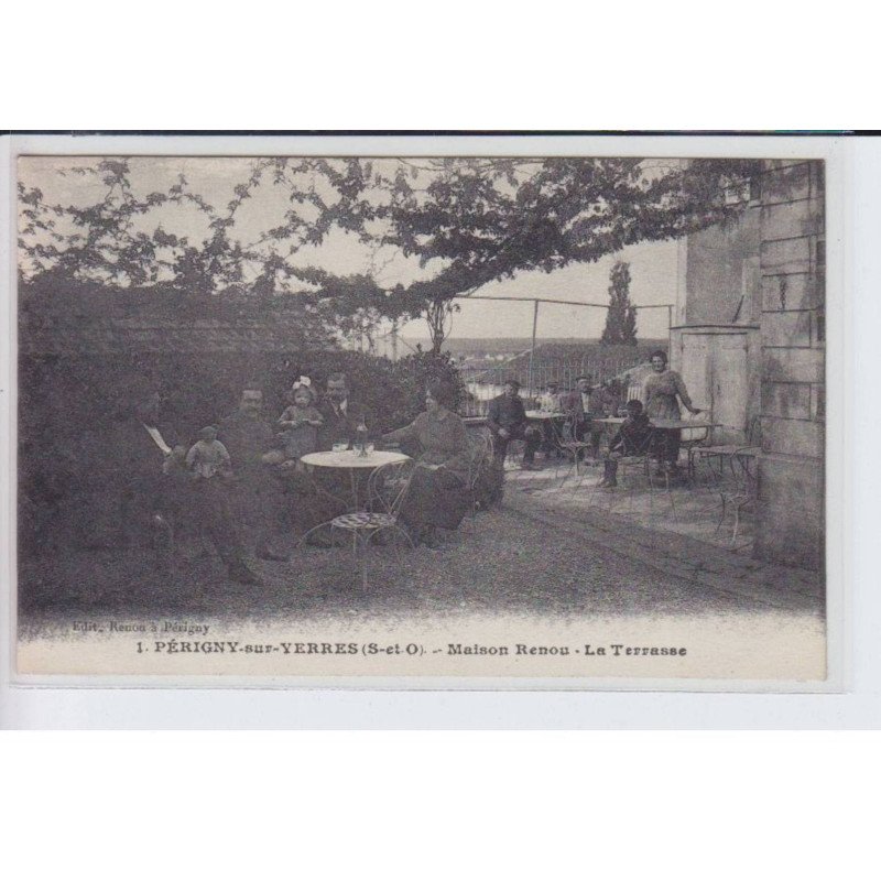 PERIGNY-sur-YERRES: maison renou, la terrasse - très bon état
