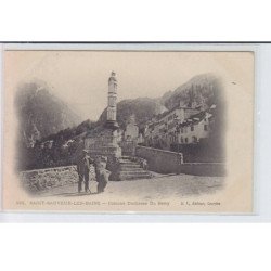 SAINT-SAUVEUR-les-BAINS: colonne duchesse du berry, montreur d'ours - très bon état