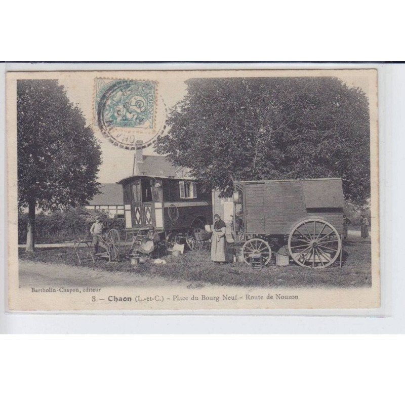 CHAON: place du bourg neuf, route de nouzon,  étameur - très bon état
