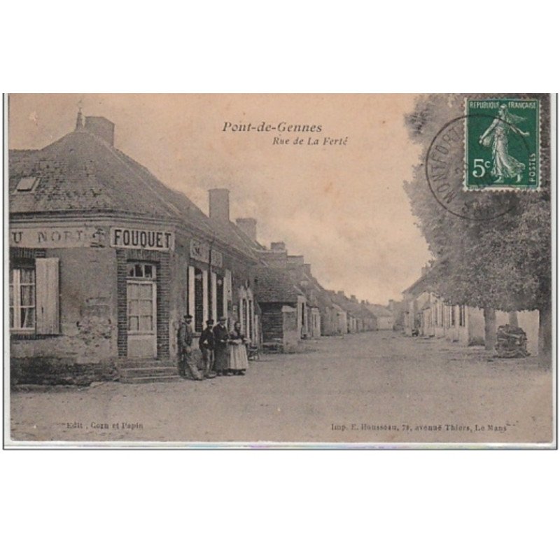 SARTHE - PONT-DE-GENNES - rue de la Ferté - Très bon état SARTHE - PONT-DE-GENNES - rue de la Ferté - Très bon état