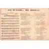 CHANSONS: au r'voir... et merci! - bon état