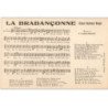 CHANSONS: la brabançonne - très bon état