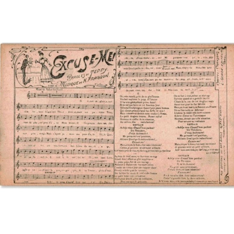 CHANSONS: excuse-me! - très bon état