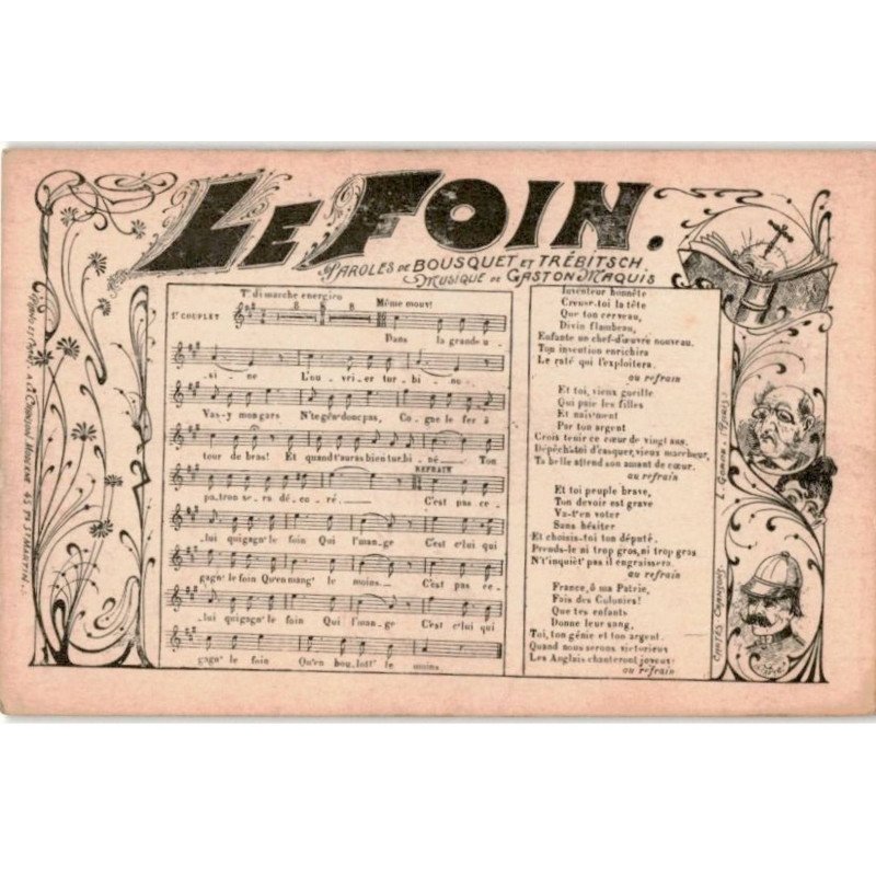 CHANSONS: le foin - très bon état