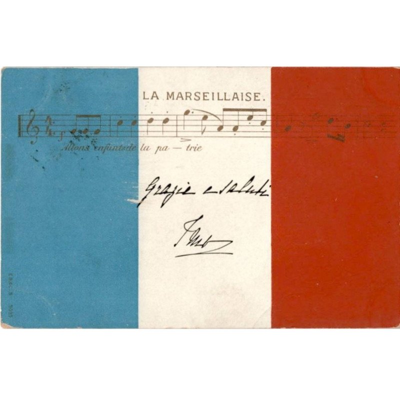 CHANSONS: la marseillaise - très bon état