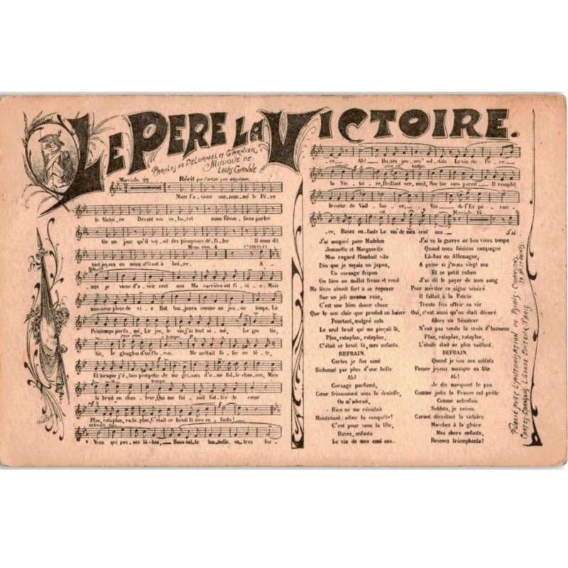 CHANSONS: le père la victoire - état