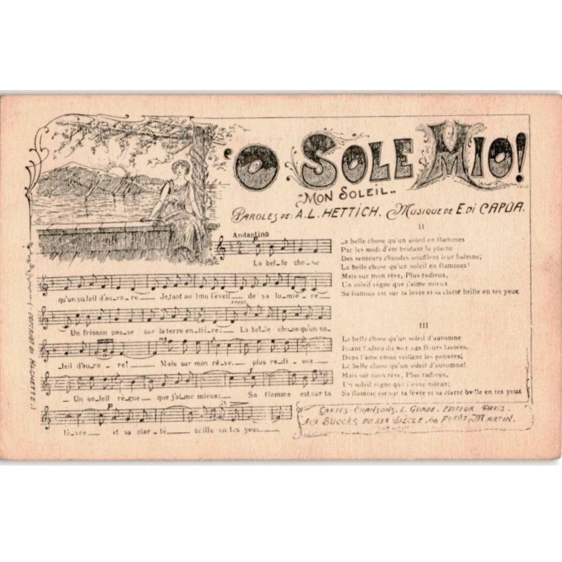 CHANSONS: O sole mio! - très bon état