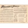 CHANSONS: pauvres fous! - très bon état