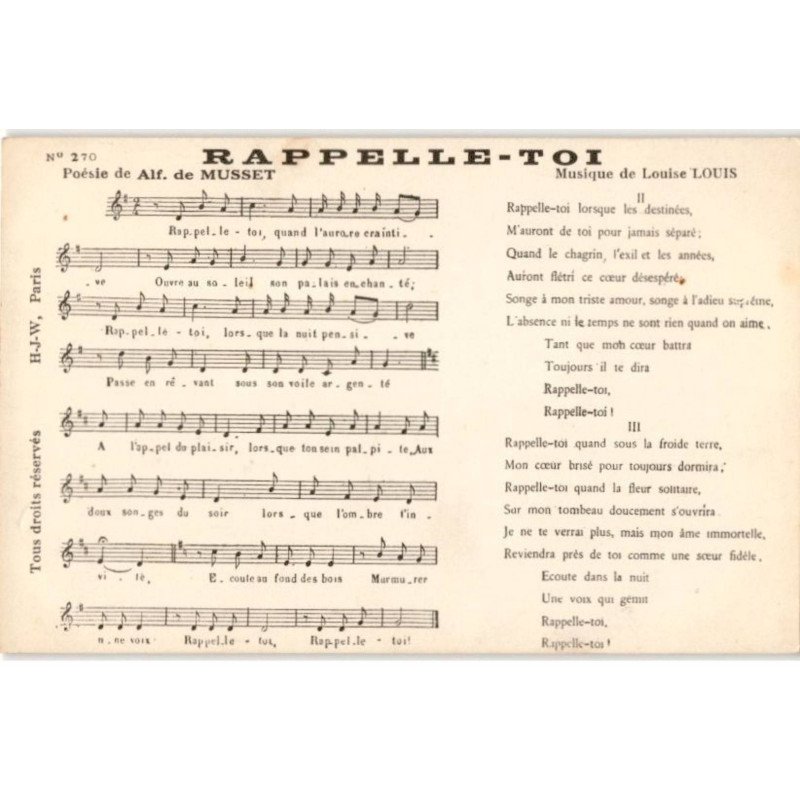 CHANSONS: rappelle-toi - très bon état