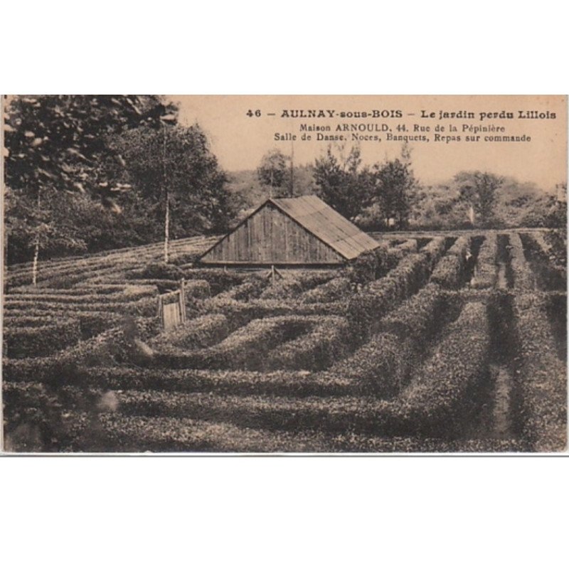 AULNAY SOUS BOIS : le jardin perdu Lillois - très bon état