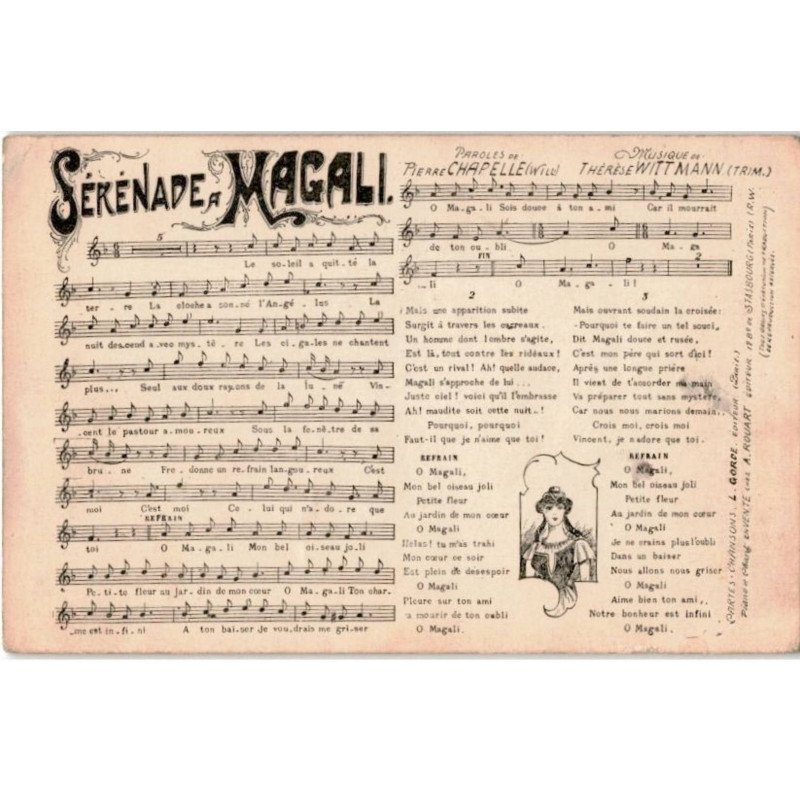 CHANSONS: sérénade à magali - état