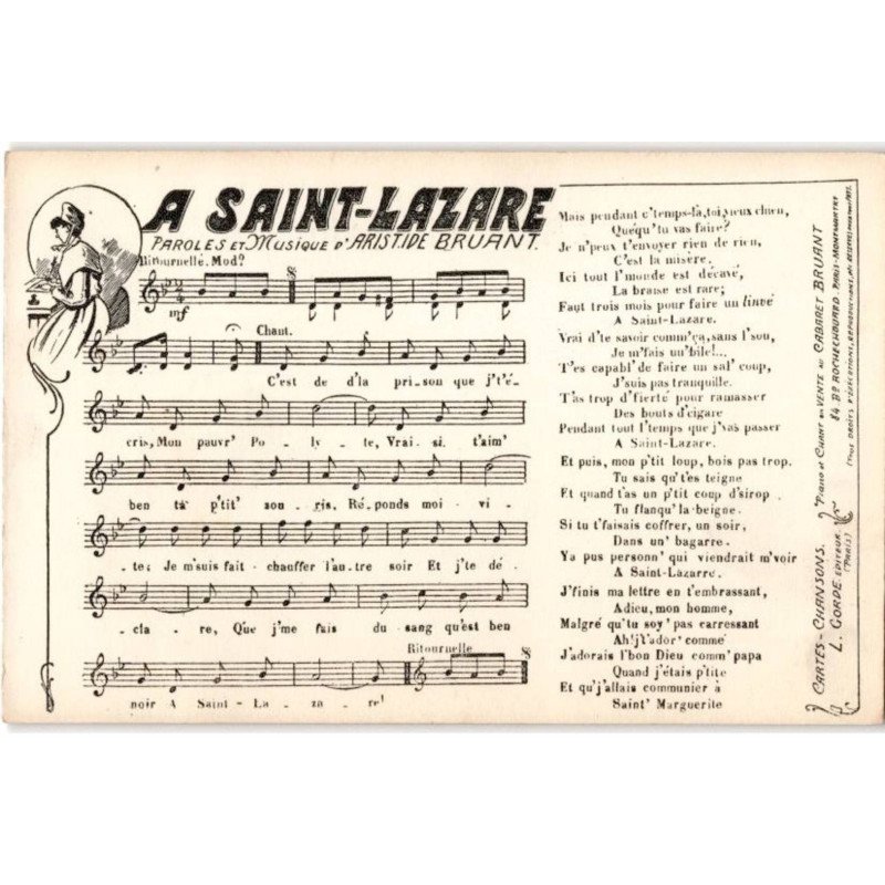 CHANSONS: à saint-lazare - très bon état