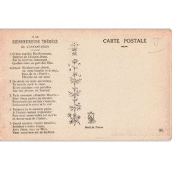 CHANSONS: à la bien heureuse thérèse de l'enfant-jésus - très bon état