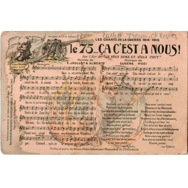 CHANSONS: le 75... ça c'est à nous - état